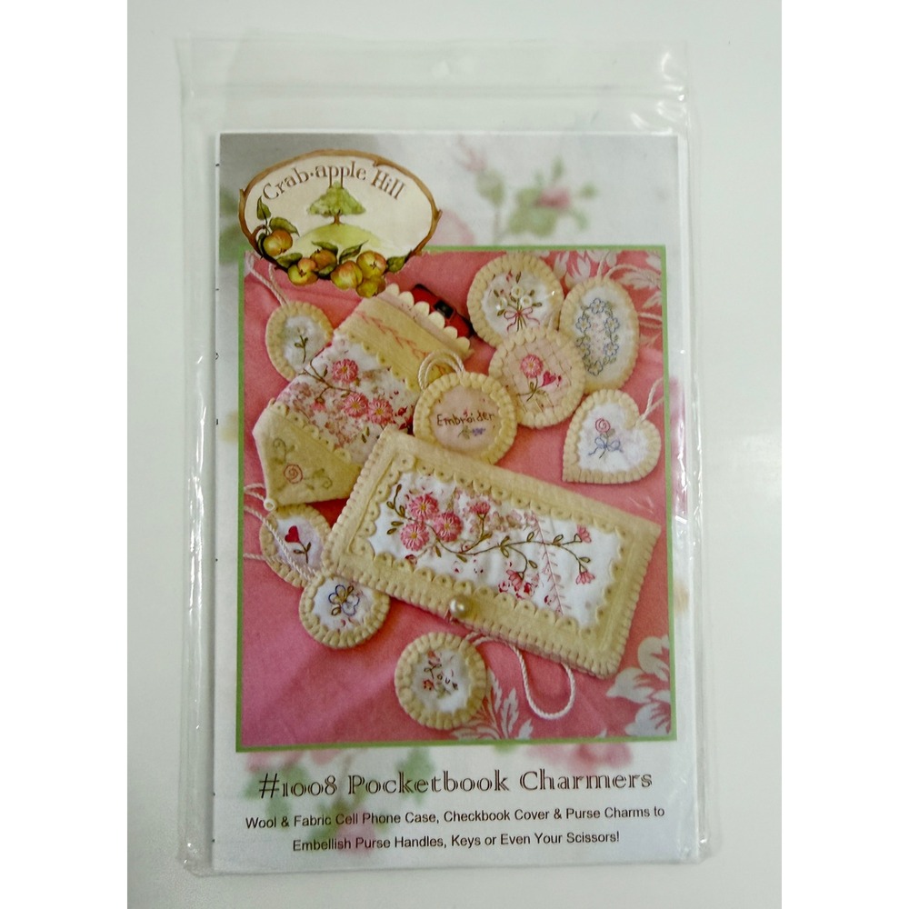 Crabapple Hill Studio Pocketbook Charmers Pattern #1008 Multicolor Embroidery